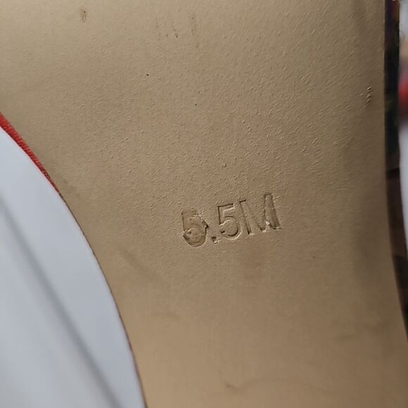 Steve Madden Stecy Coral floral heels size 5.5 - Picture 11 of 11